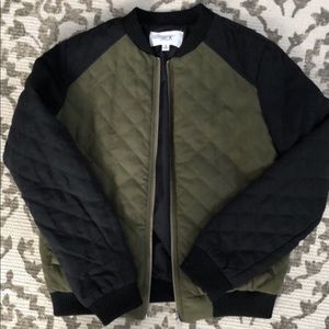 Two Tone Quilted Jacket